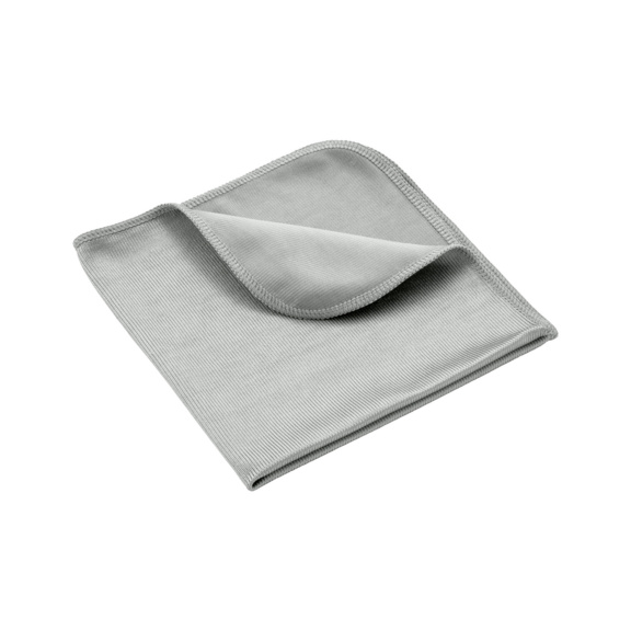 Microfibre cloth glass - MICROCLTH-GLAS-GRAY-40X40CM