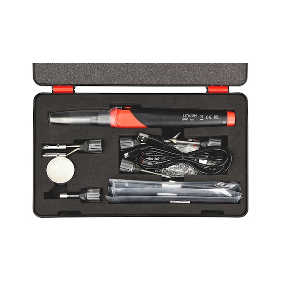 CORDLESS SOLDERING AND STAPLER SET