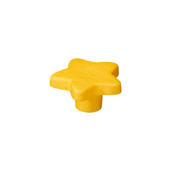 Furniture knob - PLASTIC BUTTON KID LINE STAR