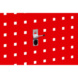 Retaining pin For square holes in perforated plates, workshop trolleys and the ORSY<SUP>®</SUP>1 shelving systems