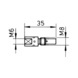 Nozzle Block For MB 25 AK welding torches - NOZFITT-MB25 - 2