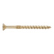 ASSY<SUP>®</SUP> 3.0 zinc-plated yellow chipboard screw - SCR-CS-MPK-WO-AW30-(A2L)-6X60/37 - 1