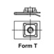 Sheet metal nut, type 9 - NUT-SHTMET-MB-COVERING-DASHBOARD-M6 - 2