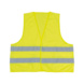 High-vis vest With hook-and-loop fastener