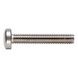 Pan Head screw with hexalobular head ISO 14583, A4-70 stainless steel, plain - SCR-PANHD-ISO14583-A4/70-TX20-M4X8 - 1