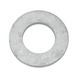 Flat washer without chamfer ISO 7089 steel 200 HV, zinc flake silver (ZFSH) - 1