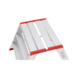 Aluminium step stool - LDRSTEP-ALU-2X2STEP - 3