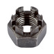 Castellated nut DIN 935, steel 8, plain - 1