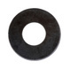 Flat washer without chamfer ISO 7089 steel 200 HV, zinc-nickel black (ZNBH)