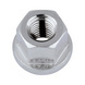 Hexagonal nut with collar, 1.5xd high DIN 6331, A4 stainless steel - NUT-HEX-FLG-DIN6331-A4-1,5D-WS16-M10 - 3