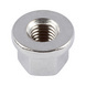 Hexagonal nut with collar, 1.5xd high DIN 6331, A4 stainless steel - NUT-HEX-FLG-DIN6331-A4-1,5D-WS16-M10 - 1