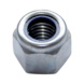 Hexagon nut with clamping piece (non-metal insert) ISO 7040, steel 8, zinc-nickel-plated, silver (ZNSHL) - 1