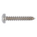 Pan head tapping screw, C shape with H recessed head DIN 7981, A4 stainless steel, shape C, with tip - 1