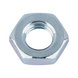 Hexagonal nut, low profile ISO 4035 steel 05, zinc-plated blue passivated (A2K) - 1