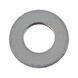 Flat washer without chamfer ISO 7089 steel 200 HV, zinc-plated, blue passivated (A2K) - 1