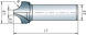 Quart. cir. profile cutter SC WN Z4 typeN HA TiAlN - QURTCRCLCTR-WN-SC-TIALN-D12,0X2,5MM - 2