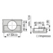 Concealed hinge, TIOMOS click-on 110/-45 A With integrated damping - 3