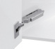 Concealed hinge, TIOMOS click-on 110/-45 A With integrated damping - HNGE-T-CLICKON-120-(-45)-H-BB-OVRLY - 1