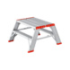 Aluminium step stool - LDRSTEP-ALU-2X2STEP - 1