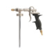 Undercoating spray gun For applying gravel guard and undercoating products containing solvents