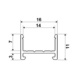 Profilé intégré/de cadre LED EUBP-1  - INSTL-/SUBSTRPRFL-F.LGHTSTR-(EUBP-1)-L3M - 2