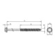 Vis à tête hexagonale avec fausse rondelle pour toiture bois/béton cellulaire - VIS-TH-EMB-BETON/BOIS-CLÉ8-(DPS)-6X60 - 2