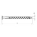 Screw nail/spiral-fluted nail For battens, wooden pallets, crates for sea transport, and similar - 2