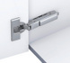 Fridge hinge TIOMOS click-on 100 With flat hinge arm - HNGE-T-CLICKON-100-FRIDGE-H-BB-C3 - 1