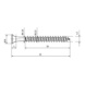 Vis spécifique du système Pour raccord instantané - VIS CONNECTEURS BOIS 6,5X65 - 2