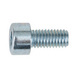 Hexagon Socket Head Cap Screw full thread ISO 4762/DIN 912, steel 8.8, zinc-plated, blue passivated (A2K), with full thread - SCR-CYL-ISO4762-8.8-(A2K)-M8X70/70 - 1