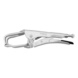 Welding locking pliers With upper U-shaped grip jaws angled by 90° - 1