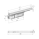 Door closer UTS 760 with slide rail - DRCLSR-RUN-UTS760-INVISIBLE - 2