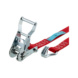 Ratchet strap With long double J-hook - LSHBL-RTCH-2PCS-LONG-DOB-POI-HOK-25MM-5M - 2