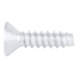 Countersunk tapping screw, shape F with Z recessed head DIN 7982, steel, zinc-plated, blue passivated - 1