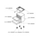 System workshop trolley BASIC 8.8, empty for electromobility - WRKSHPTRLY-BASIC-8.8-7DRWR-RAL2011 - 2