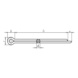 Split pin ISO 1234 A4-70 stainless steel, plain - SPLTPIN-ISO1234-A4-2,5X50 - 2