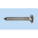 Vis à tôle à tête cylindrique DIN 7971 acier zingué (A2K) forme C à fente - VIS-DIN7971-C-(A2K)-2,2X4,5 - 1