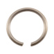 Round wire snap ring and snap ring groove DIN 9925, A2 stainless steel, for shafts - SNAPRG-DIN9925-A2-D18,0 - 1