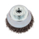 Wire cup brush Crimped steel with M14 connecting thread - 1