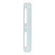 Angled locking plate For rebated wooden doors - ANGLLOKPLT-F.DRLOK-WHTE - 1