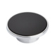 Bouton de meuble MK-ZD 6 Fabrication en zamak - KNOB-MK-ZD6-CHR-POL-BLACK-D61MM - 1