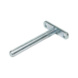 Shelf support type B with plate - SHLFSPRT-B-110MM - 1