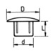 Cache pour menuiseries métalliques et meubles - ABDEKAPER7001SILBERGRAUD10/15XL5MM - 2