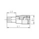 1/2" socket wrench insert For TX screws, short - SKTWRNCH-1/2IN-INTX-TX45 - 2