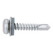 Drilling screw, round head with AW drive and sealing washer piasta<SUP>®</SUP> - SCR-DBIT-PANHD-WSH12/2-AW20-(RUS)-4,8X25 - 1