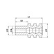 Single wire seal (SEAL) For uninsulated cable connector - 2