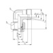 Adj. seal. cone elbow fitting ST 90° with O-ring - TUBFITT-ISO8434-S-SWOE-ST-D20-M30X2 - 2