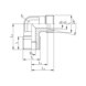 Angled screw-in conn. sst taper. BSP MT 90° - TUBFITT-ISO8434-S-SDE-A5-D12-R1/2 - 2