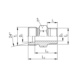 Straight screw-in connector stainless steel NPT MT - TUBFITT-ISO8434-L-SDS-A5-D8-3/8 NPT - 2