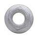 Hexagonal nut with flange and clamping piece (all-metal) according to MBN standard